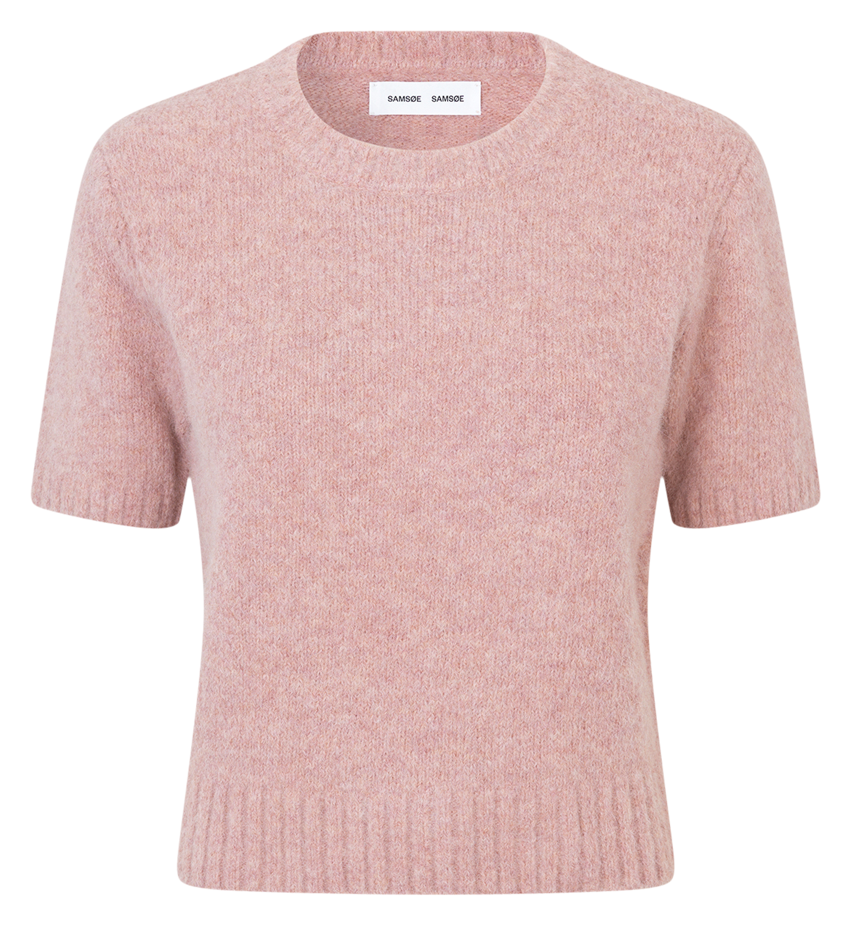 SAJEANNE - Top droit en alpaga mélangé | Rose