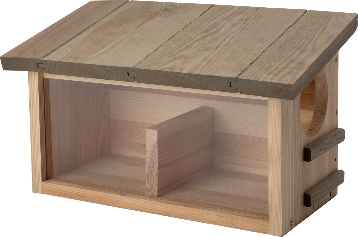 Intratuin eekhoorn voederhuis naturel 38 x 19 x 22 cm