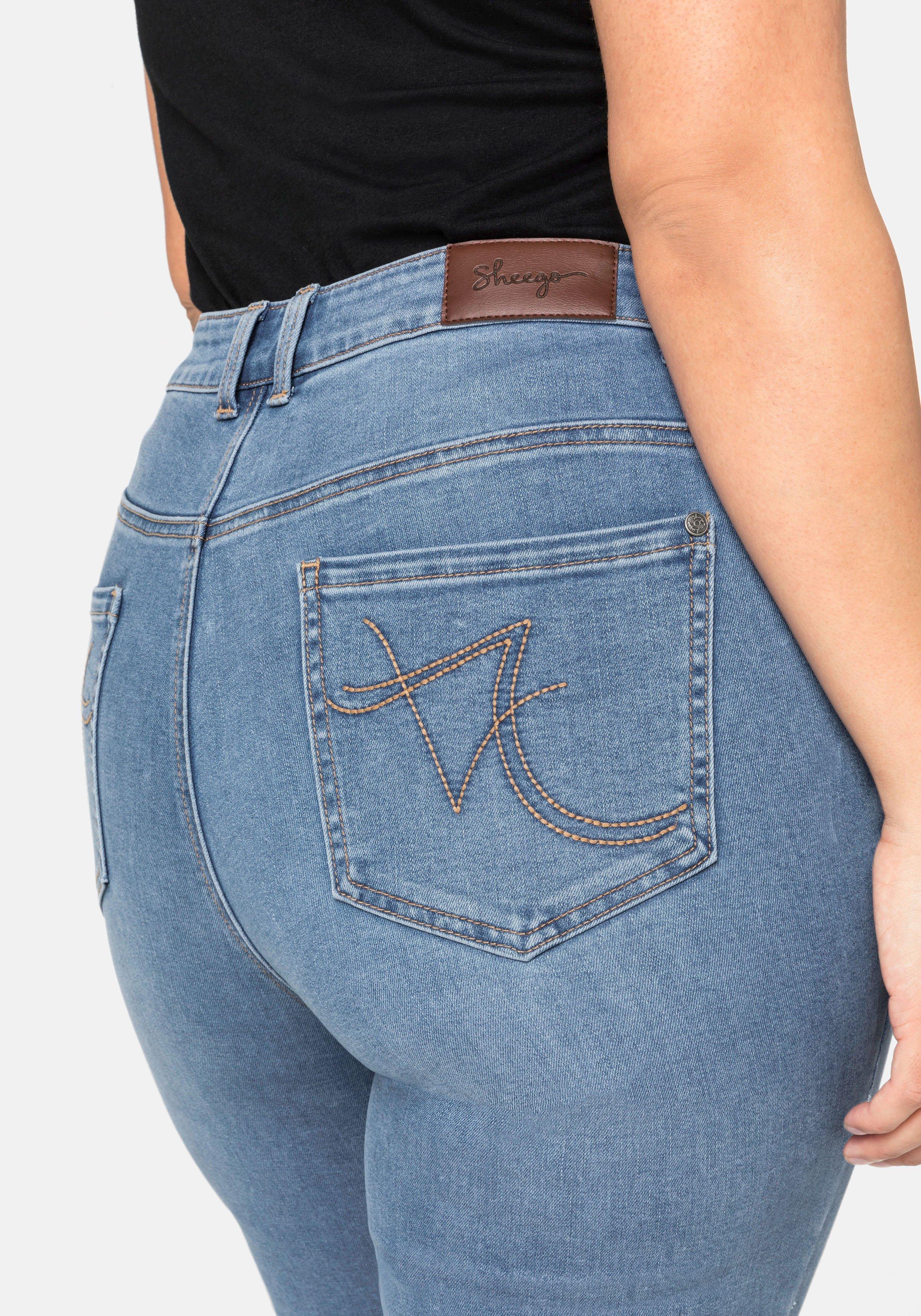 Skinny Power-Stretch-Jeans in 5-Pocket-Form