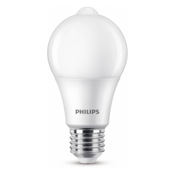 Philips LED peer E27 60W bewegingssensor mat niet dimbaar