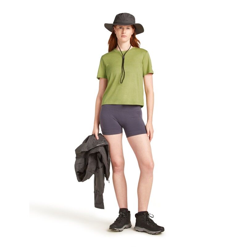 Merino 150 Tech Lite III SS Crop Tee - T-shirt en laine mérinos femme