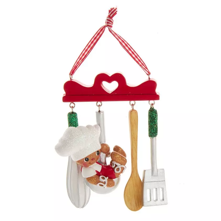 Suspension Pain d'épices (H10 cm) Patisserie Rouge