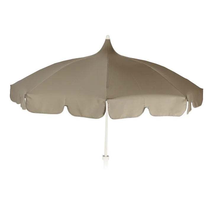 Jan Kurtz - Pagoda Sonnenschirm, Ø 200 cm, weiss / taupe