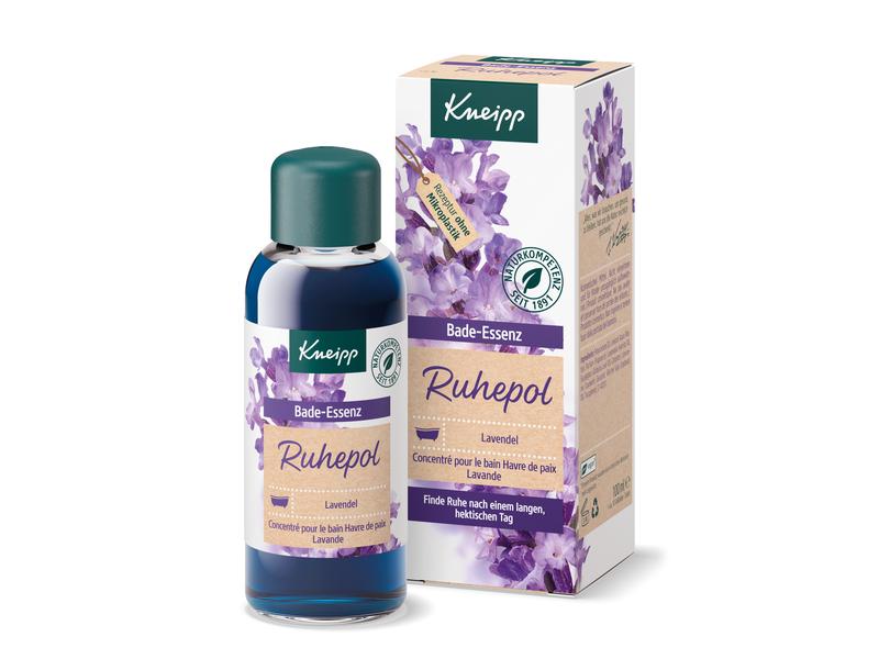 Kneipp Badeöl Ruhepool Lavendel 100 ml Natürlicher und beruhigender Badezusatz mit wertvollen ätherischen Ölen