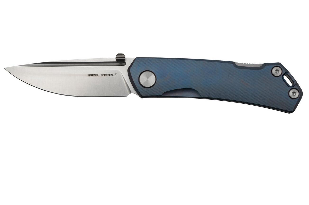 Real Steel Luna Maius, Titanium Slate Blue 7093, zakmes