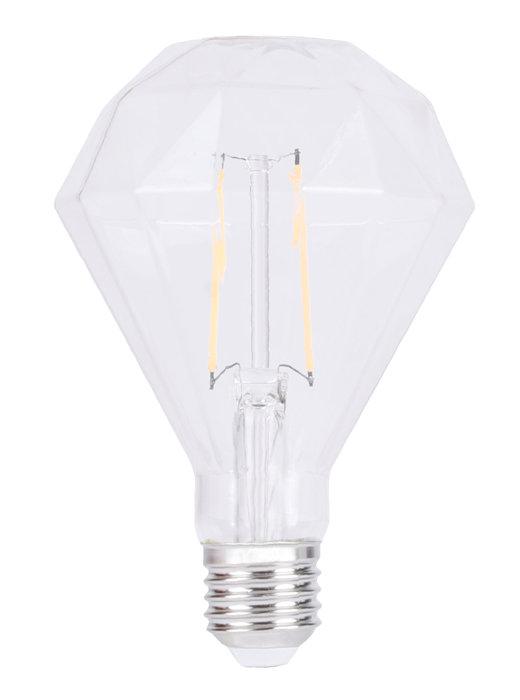 LED-filamentpære diamant 2 W E27