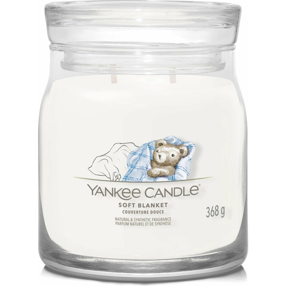 Yankee Candle Geurkaars Medium Jar Soft Blanket368 gr