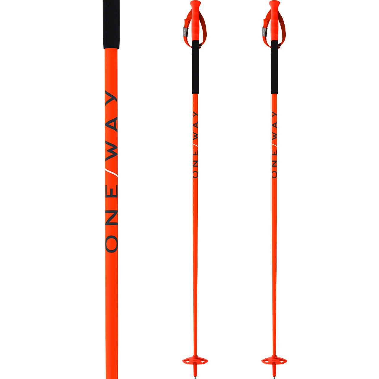 ONE WAY FR 18 PRO neon orange | Alpinskistöcke | Skistöcke | Alpin Ski | XSPO