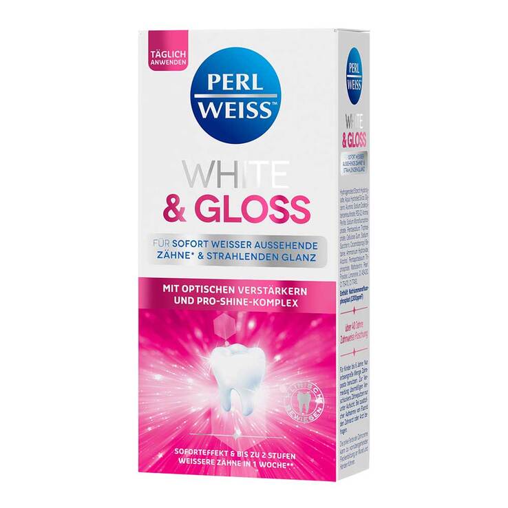 Perlweiss White & Gloss Zahncreme, 50 ml