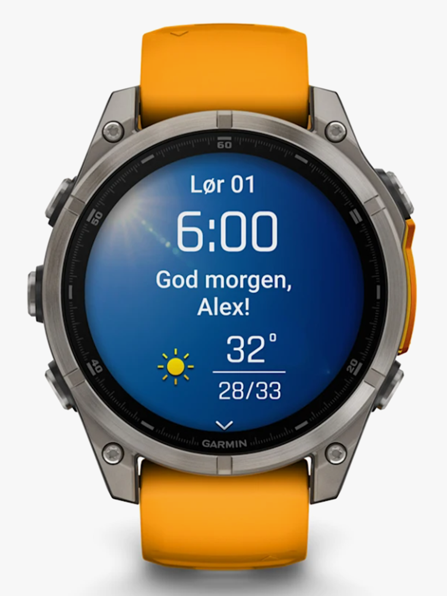 fenix 8–47 mm, AMOLED