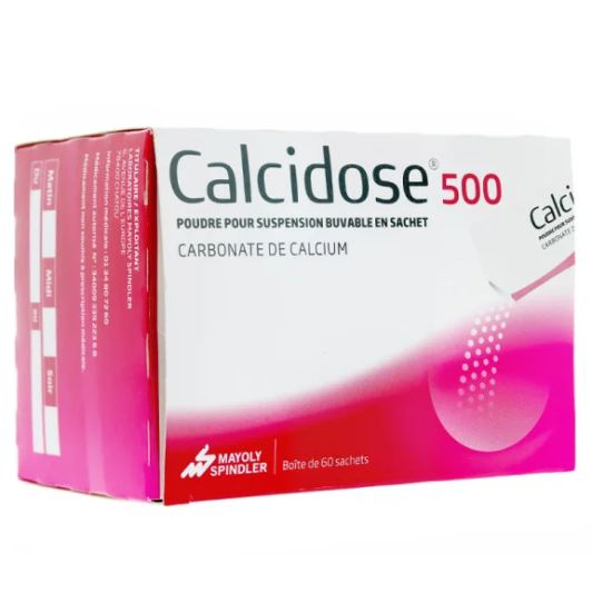 Calcidose 500mg en Poudre - 60 Sachets