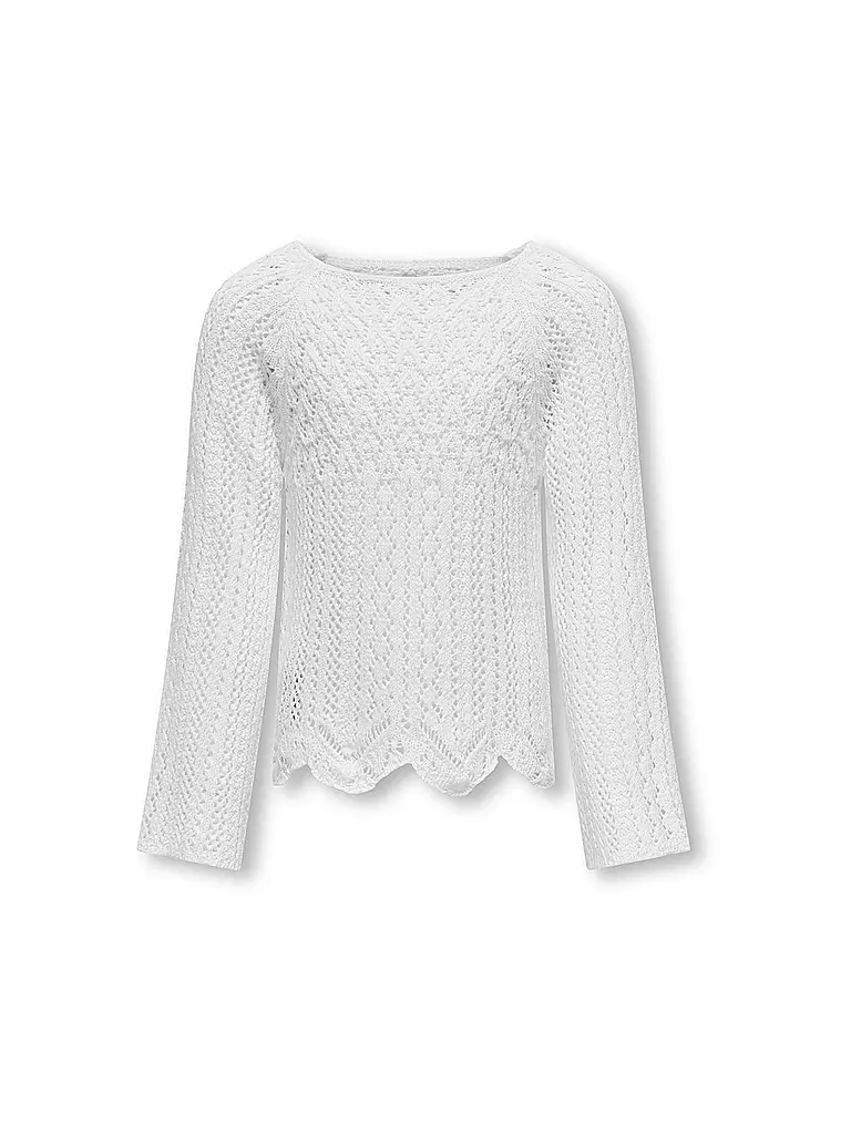 ONLY Mädchen Pullover KOGNEWCARLA weiss