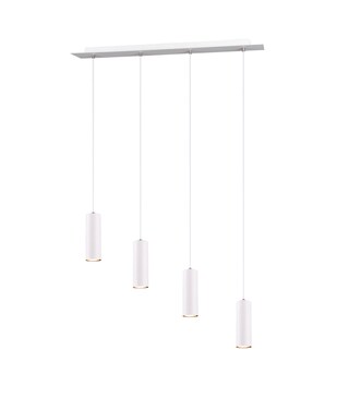 TRIO Retrofit Pendellampe MARLEY 4-flg weiß