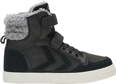 Hummel Stadil Winter High Jr Fôrede Sneakers, Black