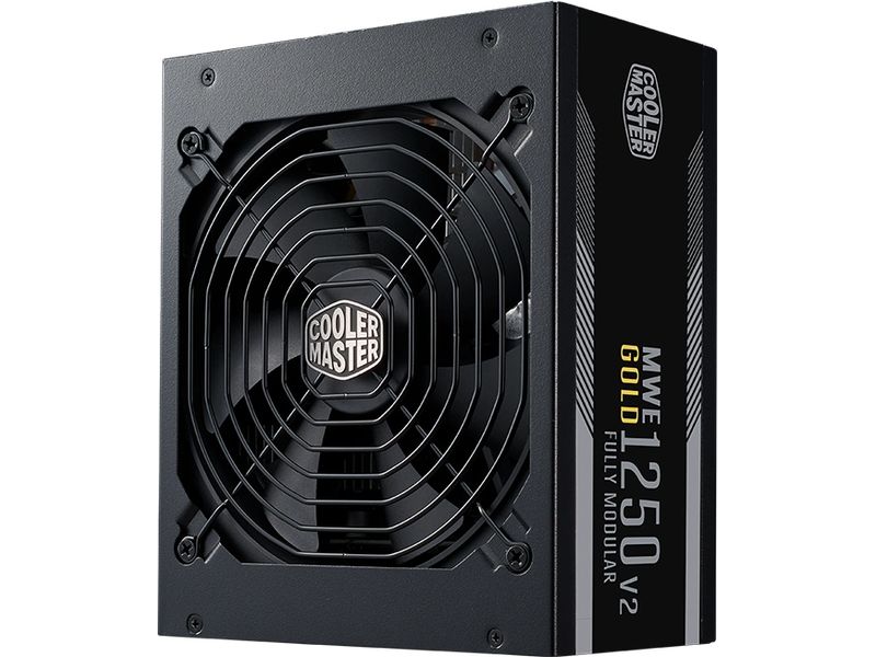 Cooler Master Netzteil MWE Gold V2 ATX 3.1 1250 W Leises ATX-Netzteil mit 1250 W Leistung