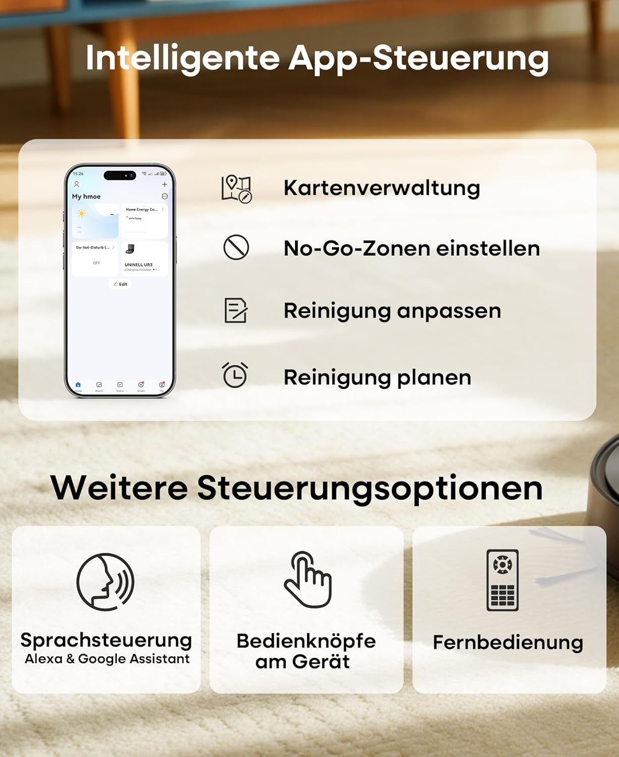 Staubsauger Roboter mit Wischfunktion 5000Pa, Saugroboter mit wischfunktion mit Absaugstation 3.5L,180Min Laufzeit,LiDAR Navigation,Roboterstaubsauger für Tierhaare Teppich Böden,APP Steuerung