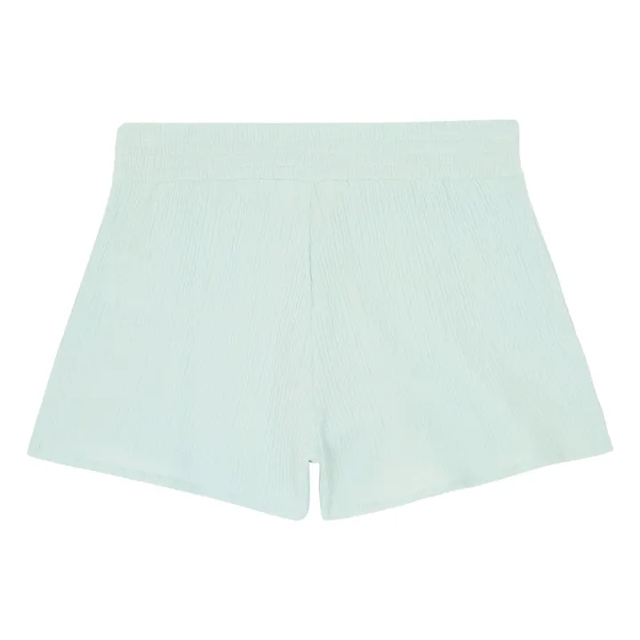 Hundred Pieces Short en Gaze Coton Bio | Vert d'eau