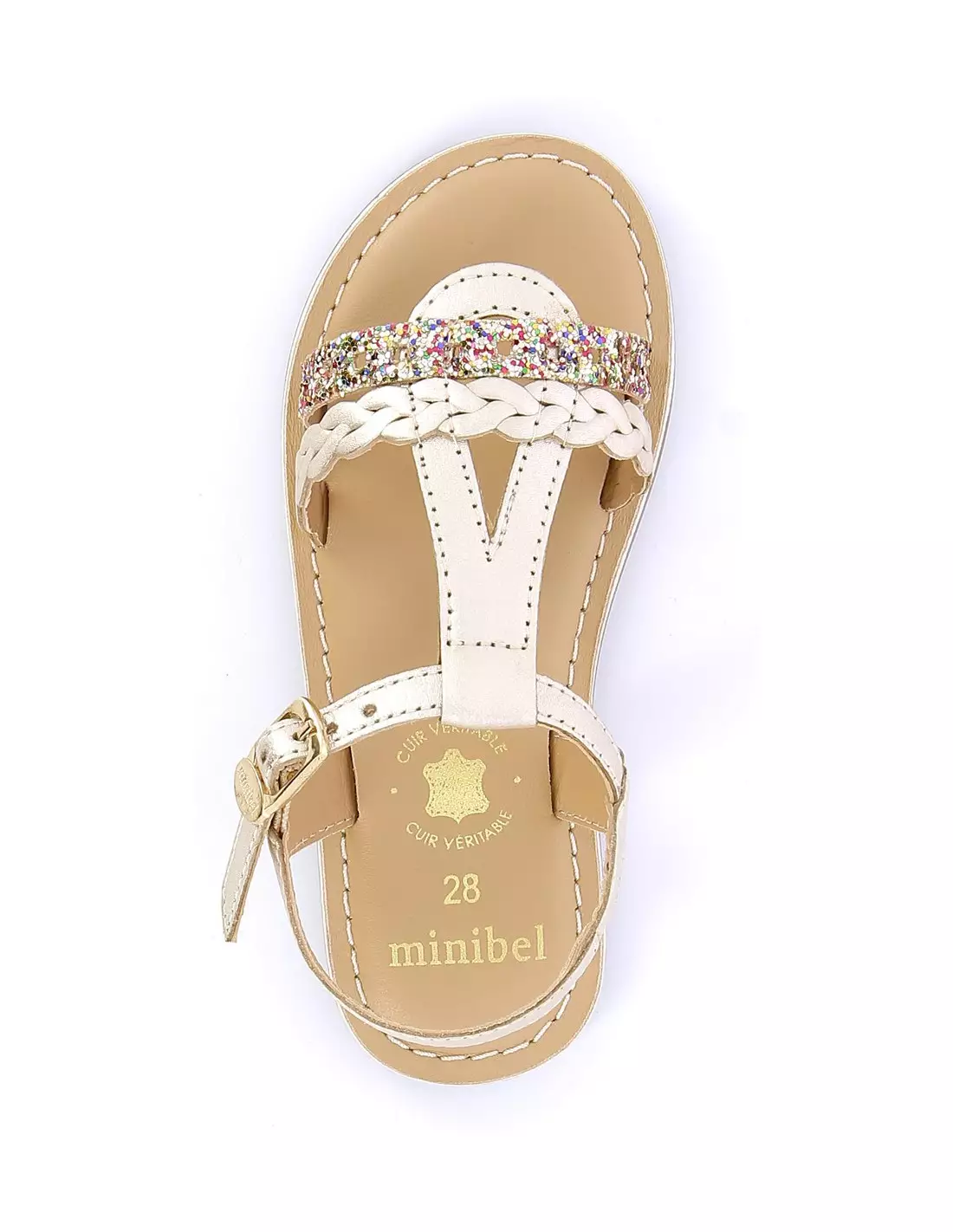 MINIBEL 60640 - Sandales & nu-pieds Gold