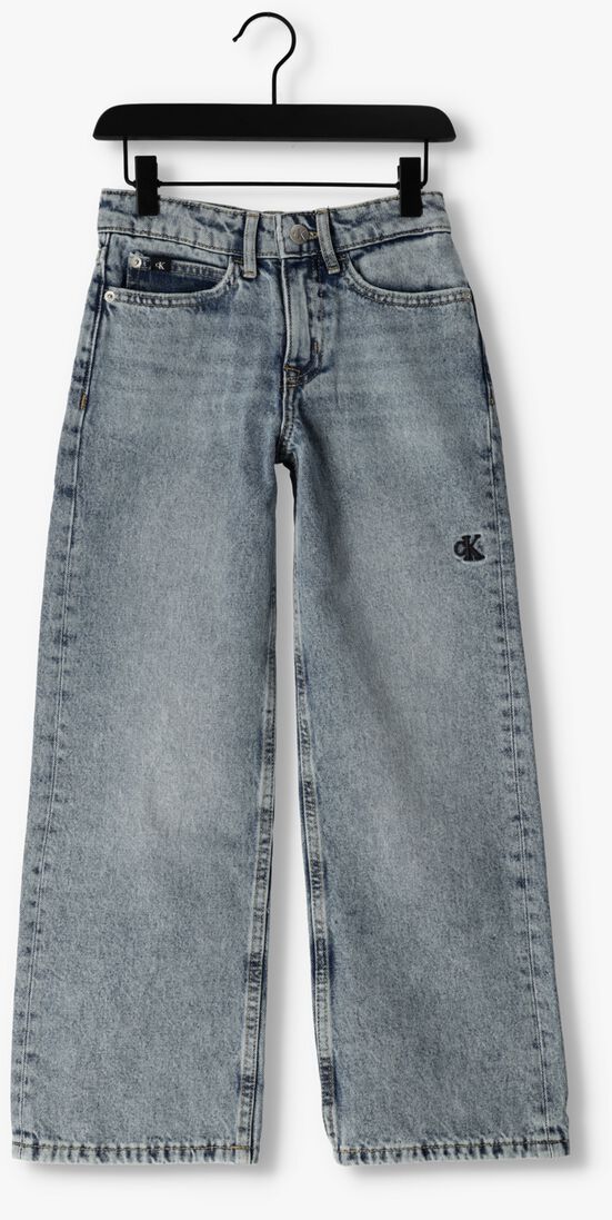 CALVIN KLEIN blauwe calvin klein wide jeans wide leg hr light auth blue