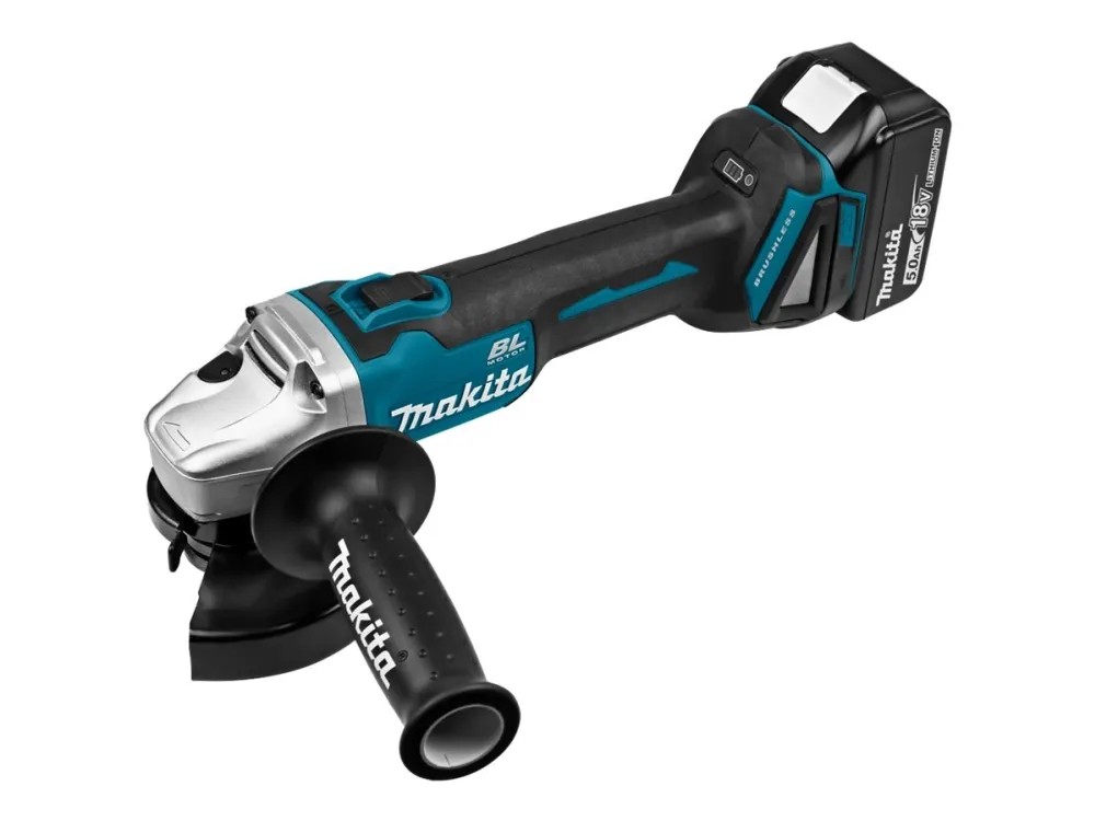 Makita DGA504RTJ - Vinkelkværn - ledningfri - 125 mm - 2 batterier - 18 V