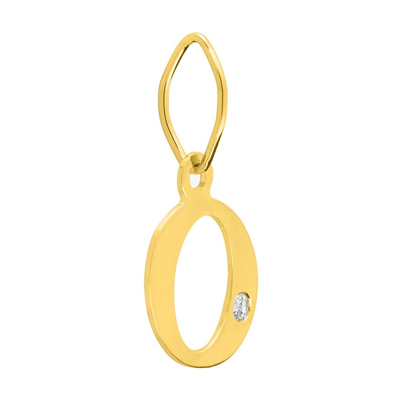 Pendentif Femme - Or 18 Carats - Diamant 0.01 Carats