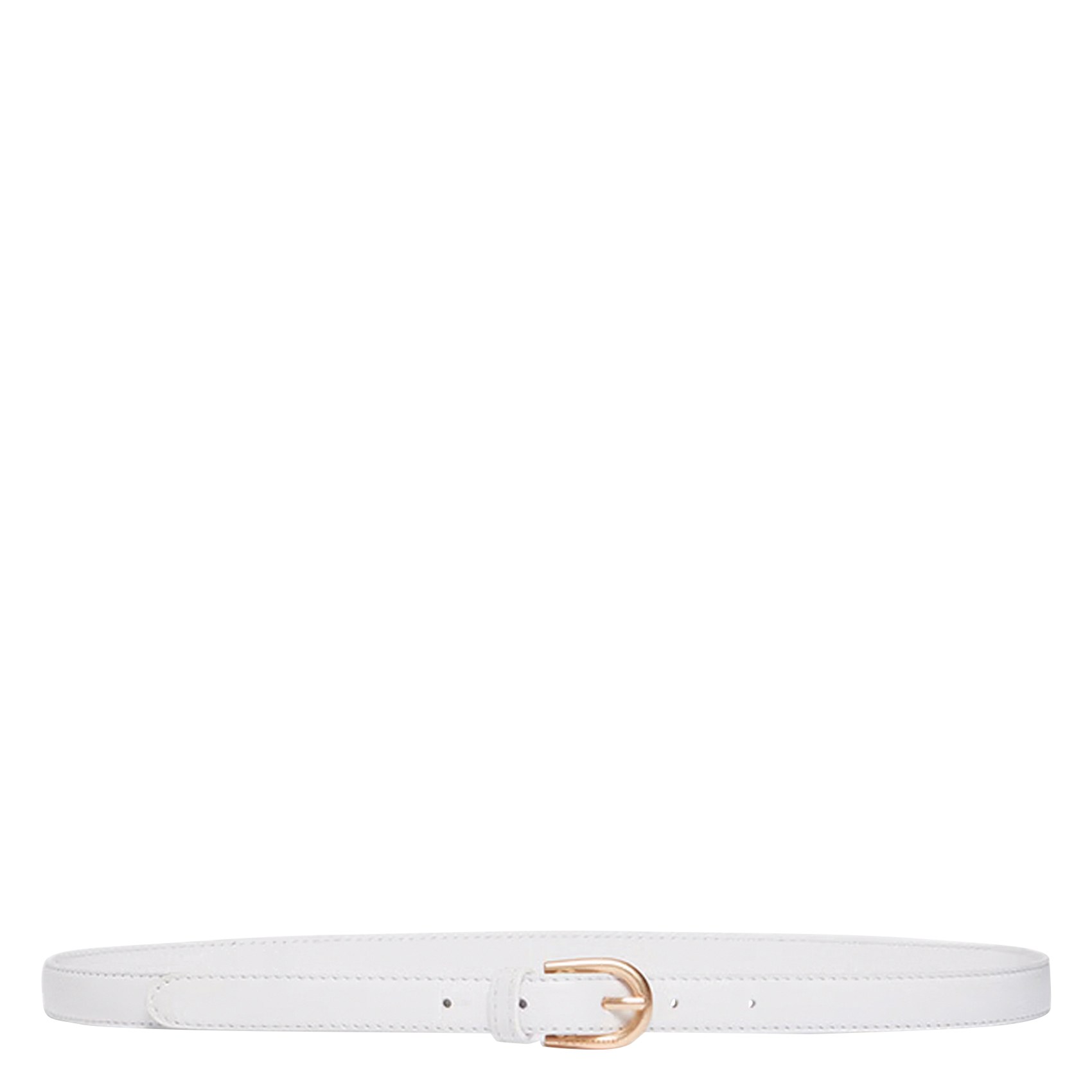 Ceinture en cuir | Blanc