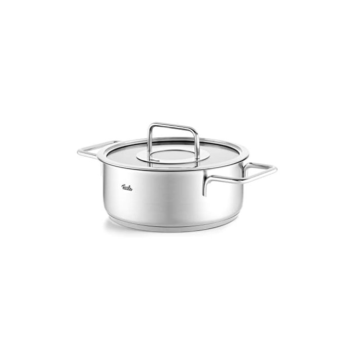 Fissler Pure Collection Bratentopf 24 cm mit Glasdeckel