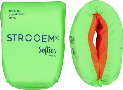 Strooem Softies Armpuffer, Lime-Orange