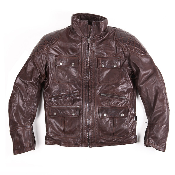 Helstons - Blouson Hunt Rag Marron