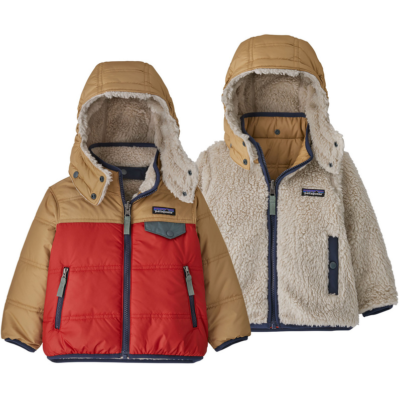 Patagonia Kinder Baby Reversible Tribbles Hoodie Jacke