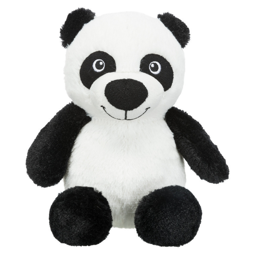 Peluche panda avec son pour chiens taille 26 cm.