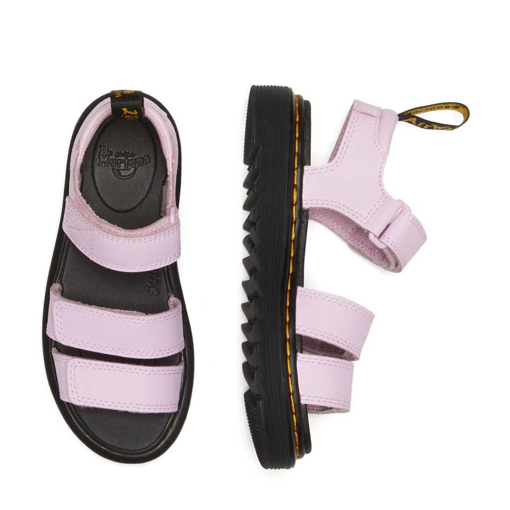 Dr. Martens Klaireleren sandalen roze