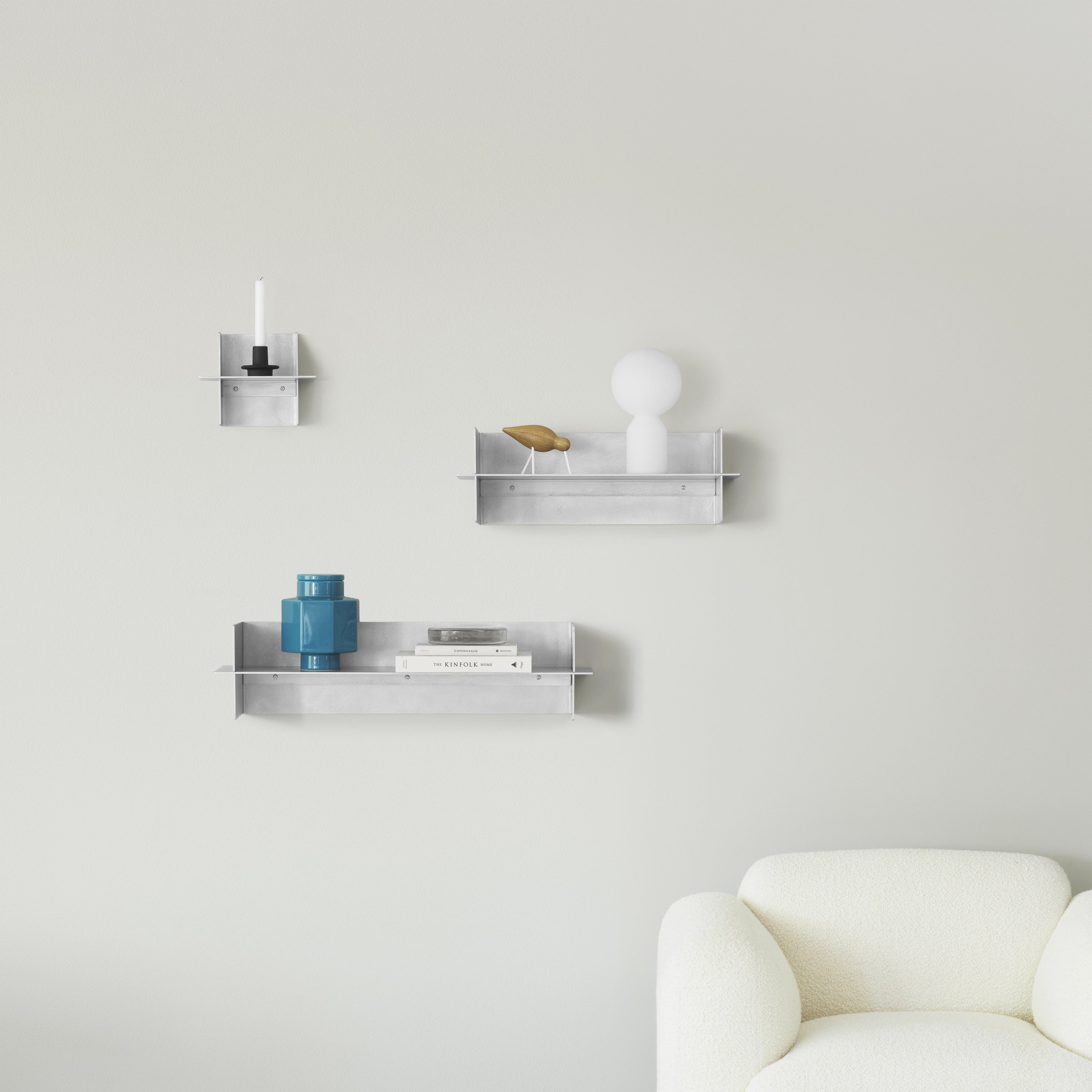 Normann Copenhagen Alu Wandplank - B 60 cm