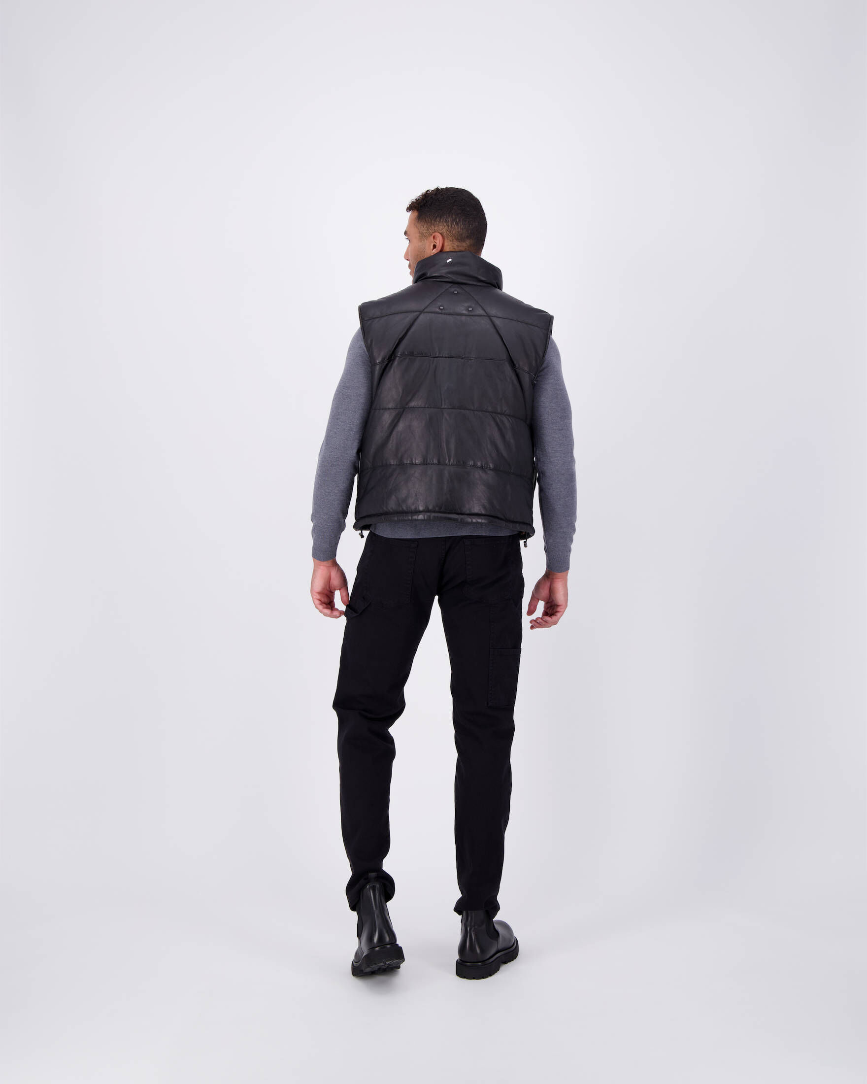 Be Edgy Berlin| Herren Lederweste BEKINGSLEY