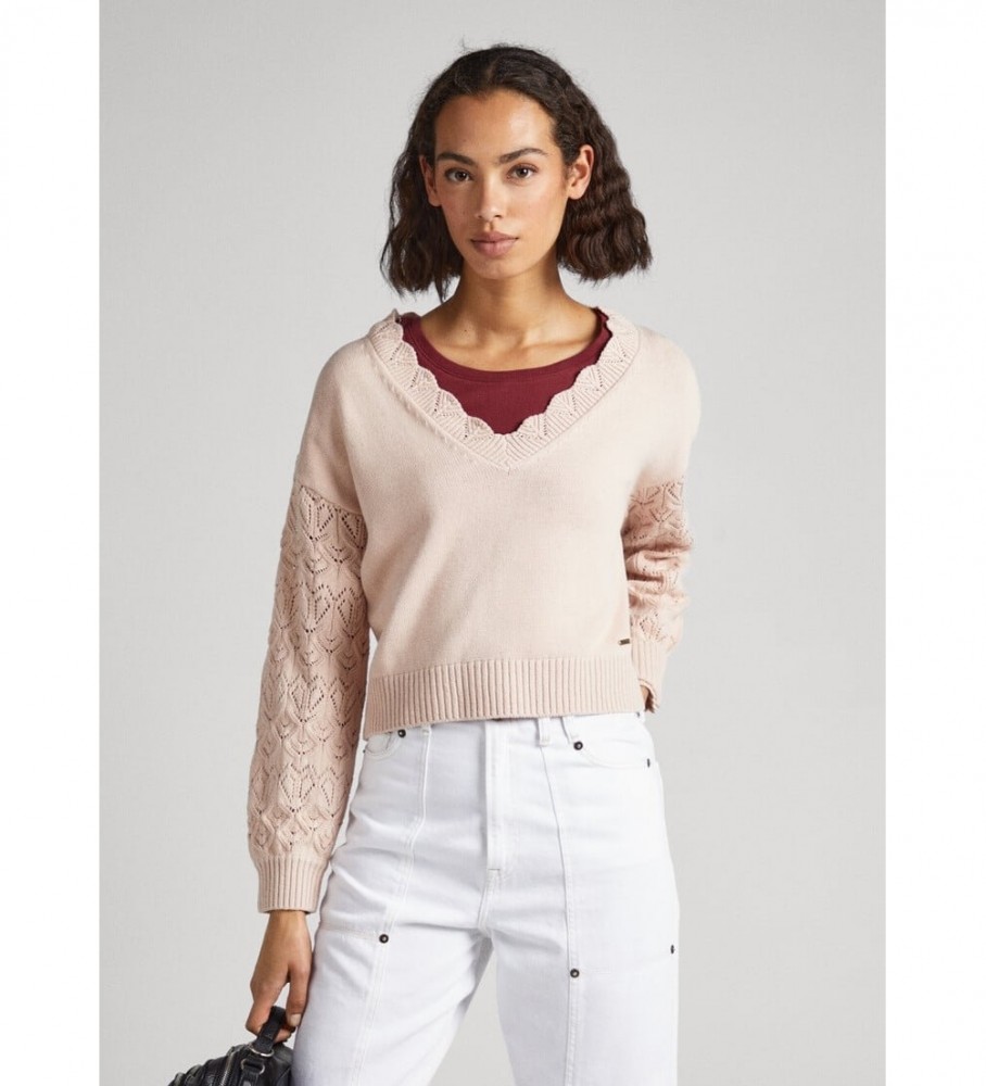 Suéter Pepe Jeans Pink Damara V