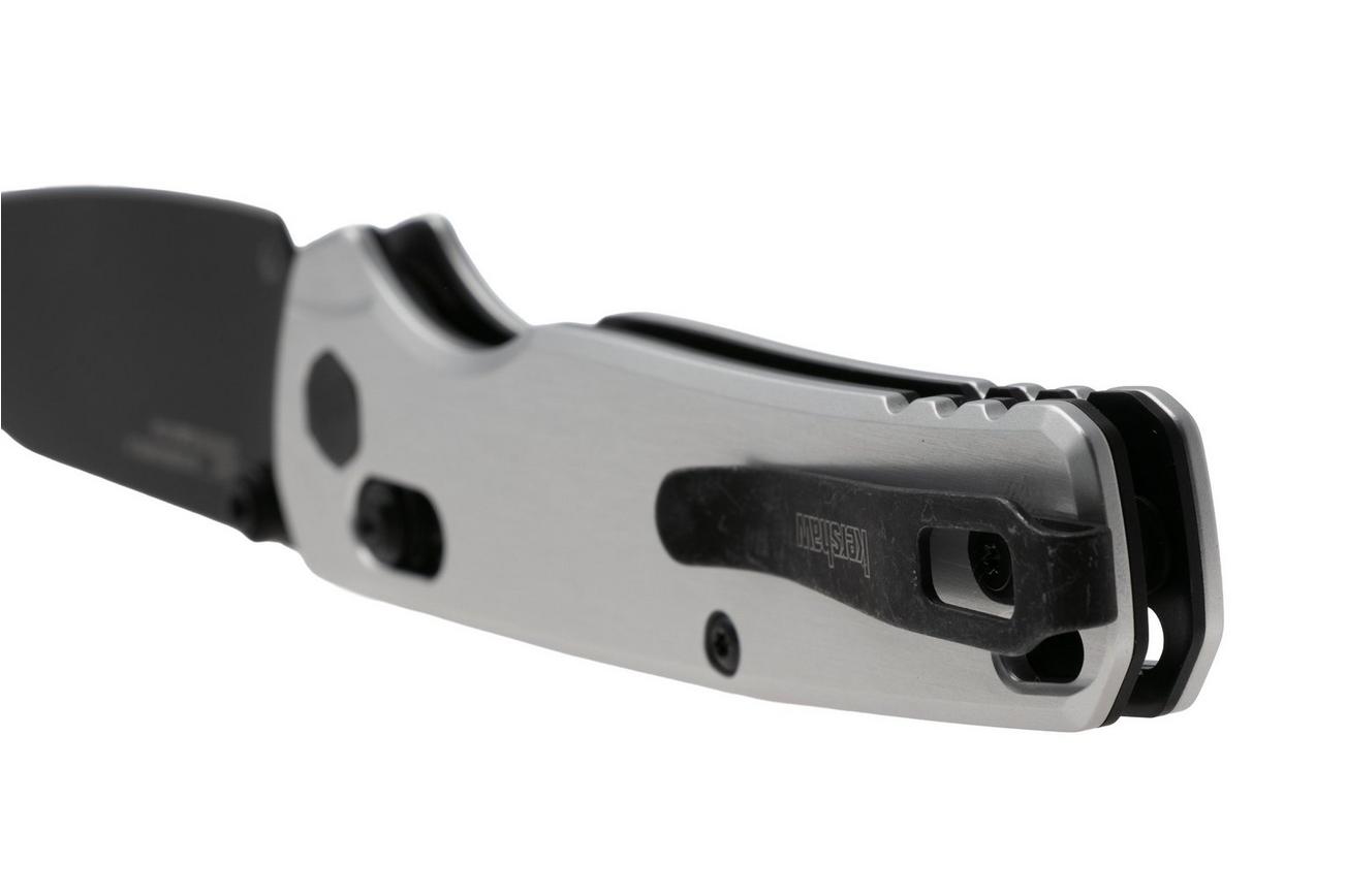 Kershaw Bel Air 6105RAWBLK, Black CPM MagnaCut, Raw Grey Aluminum zakmes