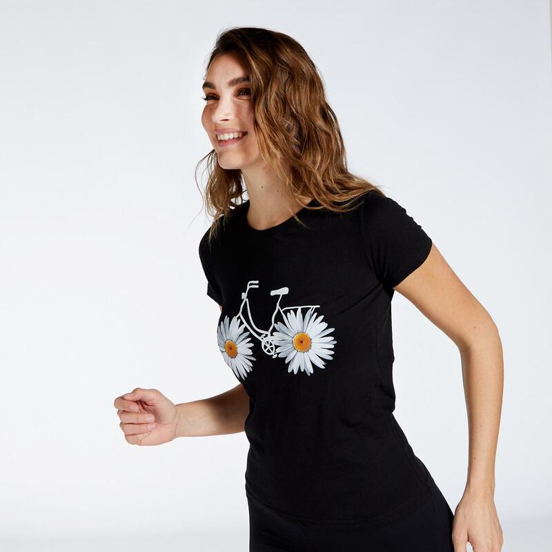 Camiseta prateada