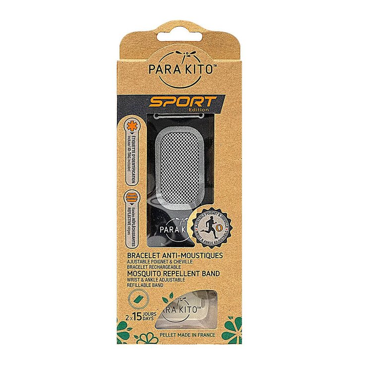 Bracelet anti-moustiques sport noir
