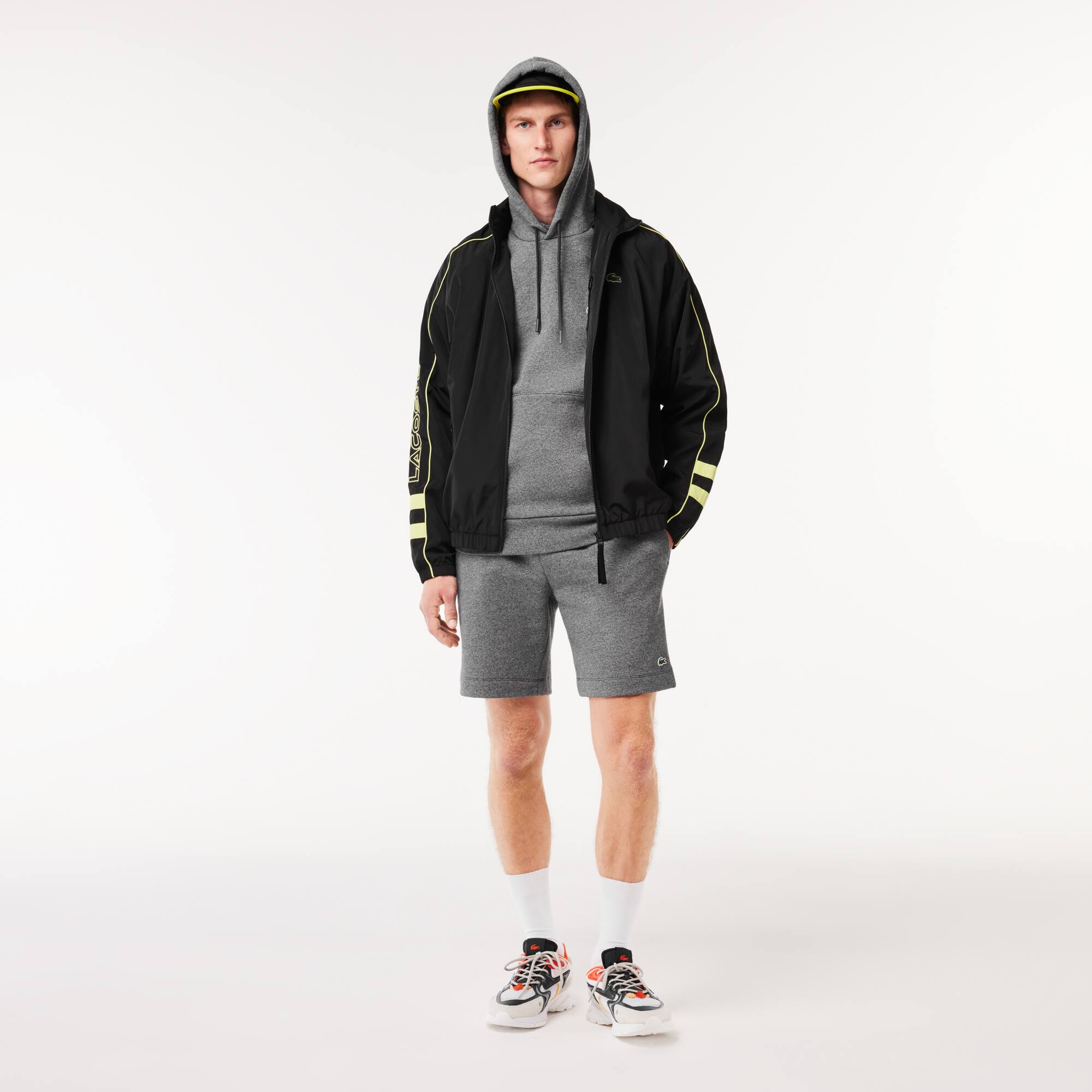 Jogging-Shorts aus Fleece Bermudas - Grau - Lacoste - Herren