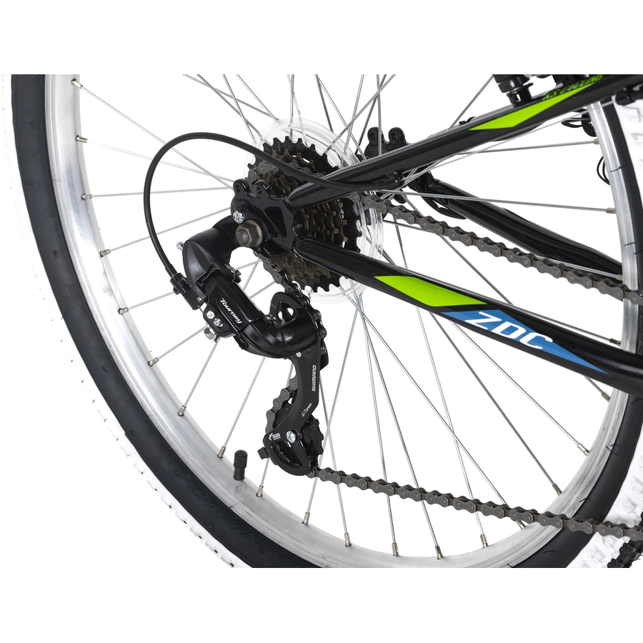 KS Cycling Mountainbike ATB Fully 26 Zoll Zodiac Schwarz-Grün