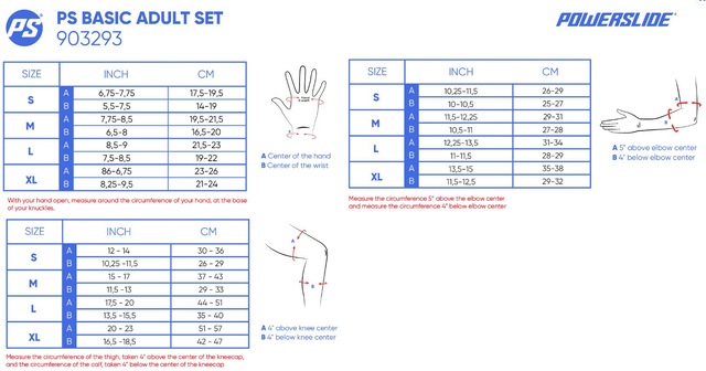 Powerslide Protektoren-Set »Basic Adult Set«