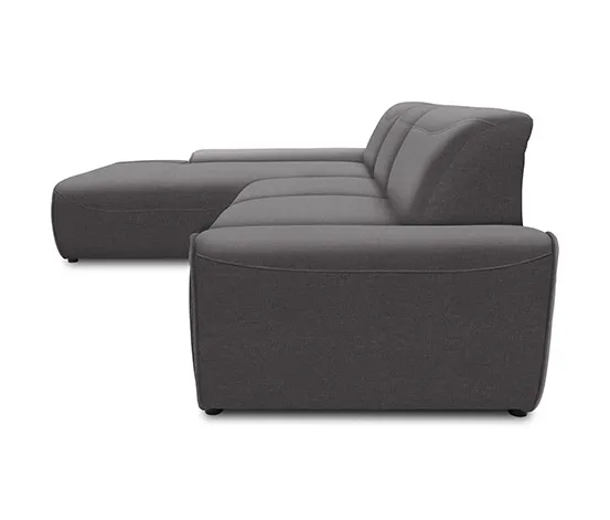 DOMO collection Ecksofa mit Sitztiefenverstellung »Frenzy«, links, anthrazit