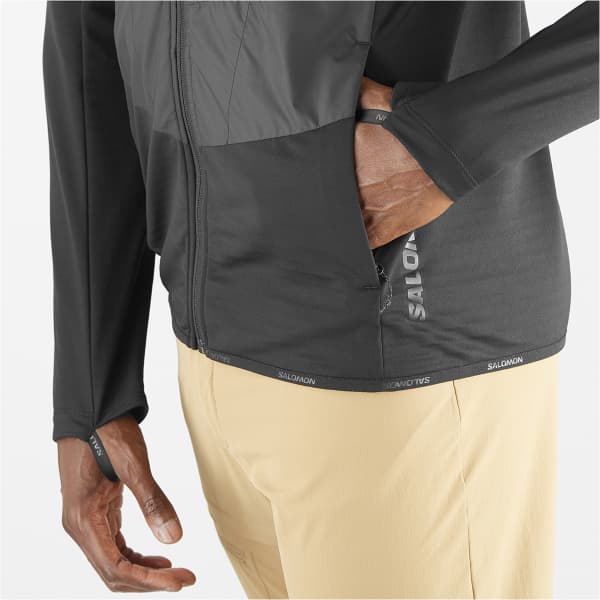 Softshell randonnée SALOMON OUTLINE AS HYBRID DEEP BLACK