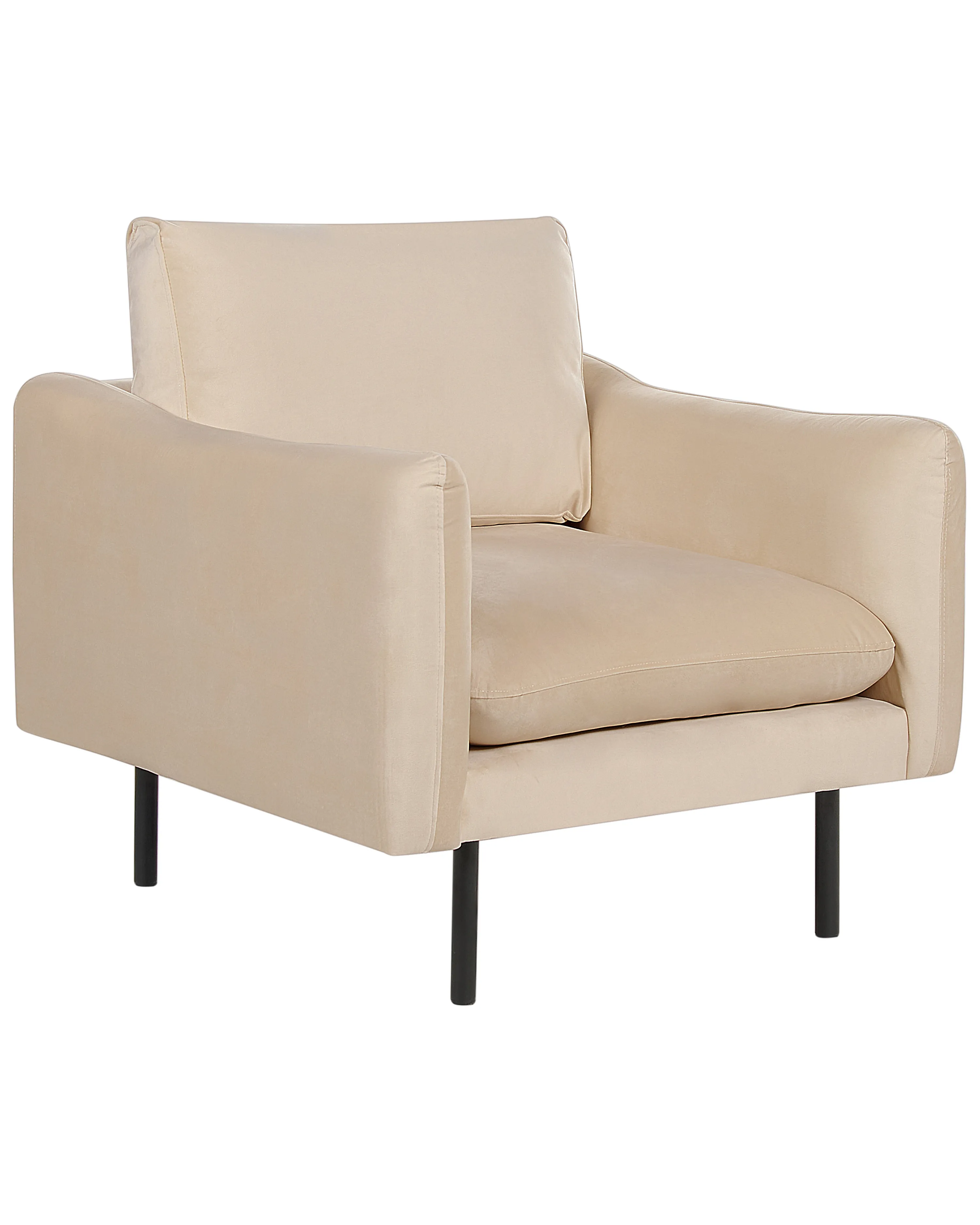 Fauteuil VINTERBRO Fluweel Beige
