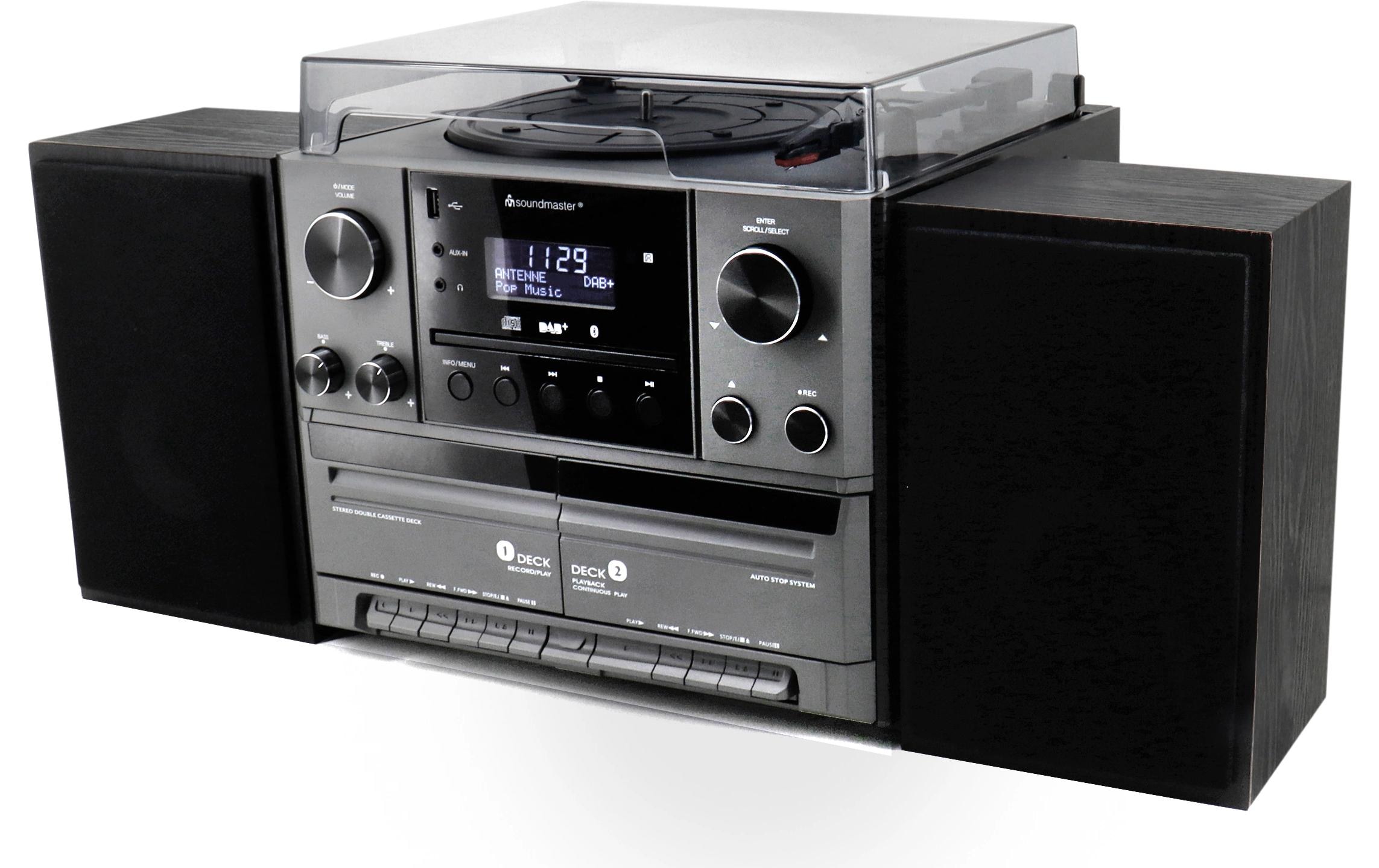 Soundmaster Stereoanlage »MCD5600 Grau« ( Digitalradio (DAB+) | FM-Tuner )