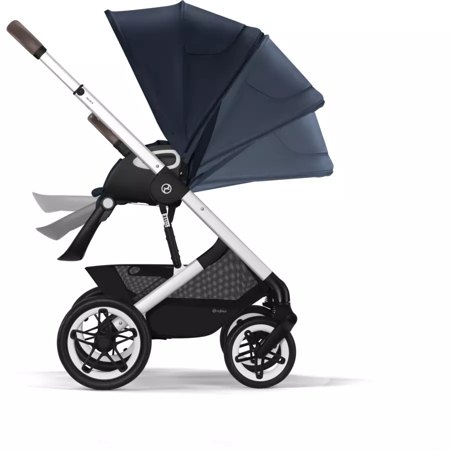 cybex GOLD Kinderwagen Talos S Lux Silver Ocean Blue