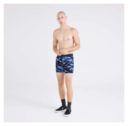 Boxer SAXX Vibe Xtra Camo Bleu Homme