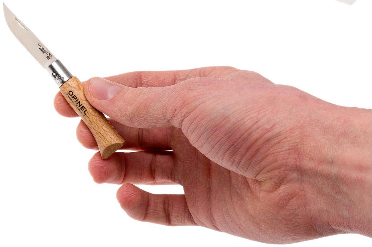 Opinel zakmes No. 3 Classic, RVS, lemmetlengte 4,0 cm