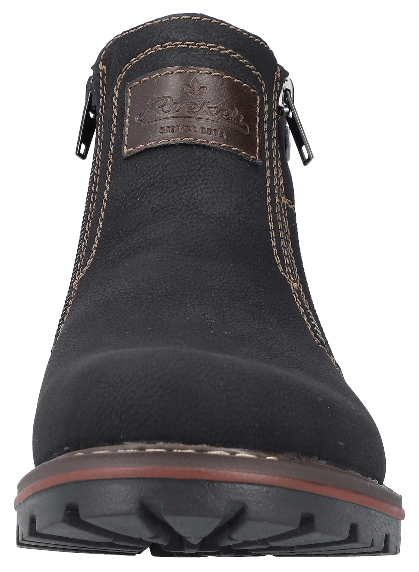 Rieker Winterstiefelette  , Winterboots, Warmfutter, Reissverschlüsse, mit TEX-Ausstattung