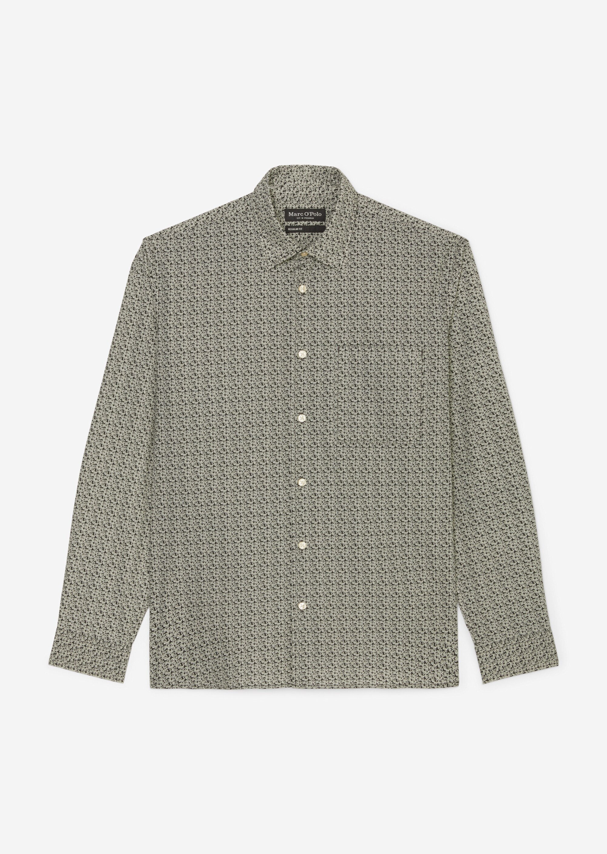 Hemd regular mit Allover-Print